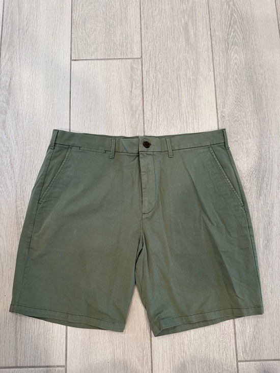 GAP Men's twig Green Flat Front Chino Short. 8 inch inseam. Size 36. - Picture 2 of 10